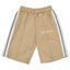 Palm Angels Classic Track Shorts - Khaki/White