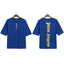 Palm Angels Vertical Gothic Logo T-Shirt - Blue