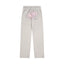 Syna World Graphic Fleece Sweatpants (Grey / Pink)