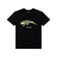 PALM ANGELS CUT‑OFF CROCODILE CREW NECK TEE BLACK