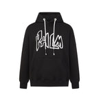 Palm Angels Graffiti Outline Logo Oversized Pullover Hoodie