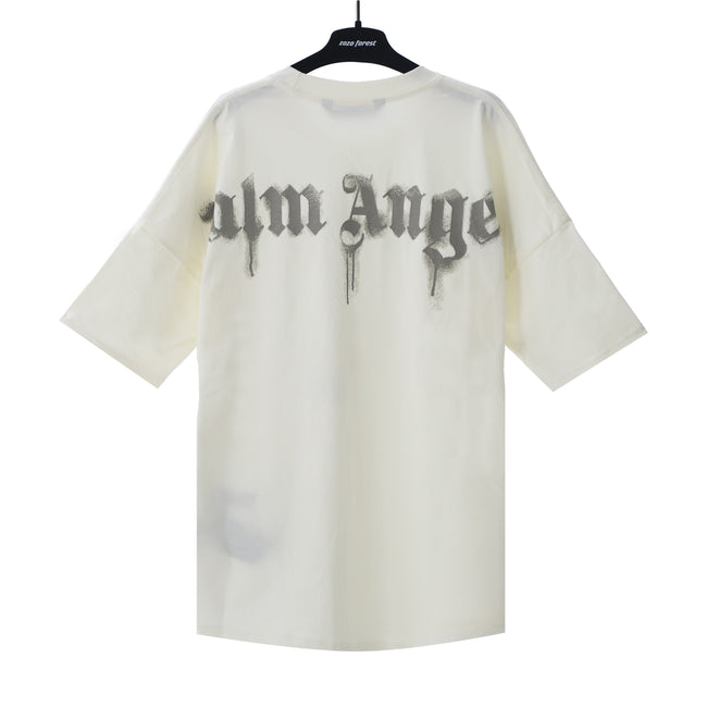 PALM ANGELS DOVE GRAPHIC OVERSIZED OFF‑WHITE T‑SHIRT Main Image