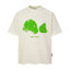 PALM ANGELS GREEN DISTRESSED BEAR OFF‑WHITE OVERSIZED T‑SHIRT