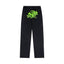 Syna World Graphic Fleece Sweatpants (Black / Neon Green)