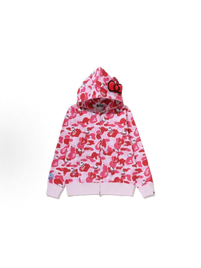 A Bathing Ape X Sanrio Hello Kitty Kuromi Full Zip Hoodie Hover Image