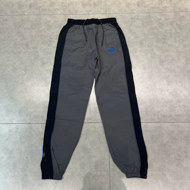 Syna World Colorblock Nylon Track Pants (Black) Hover Image
