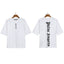 Palm Angels Vertical Gothic Logo T-Shirt - White