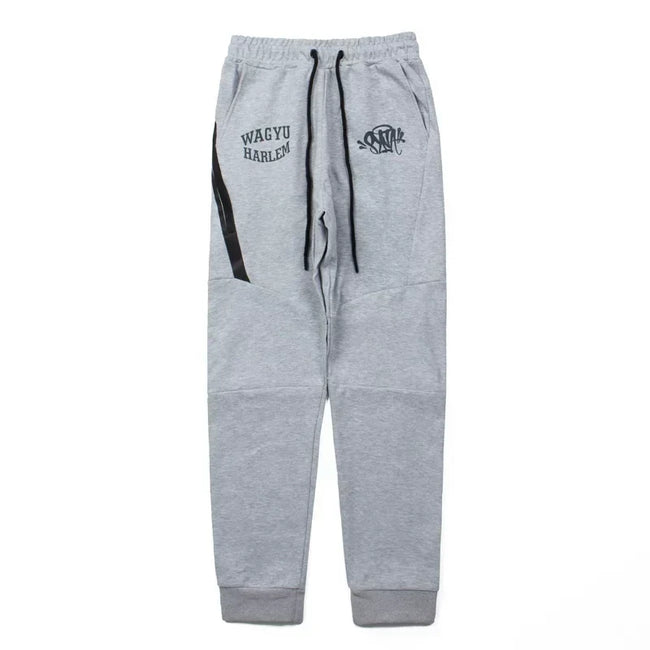 Syna World x Wagyu Harlem Fleece Sweatpants (Grey) Hover Image