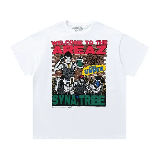 Syna World Graphic T-Shirt (White / Multi-Color Graphic) Hover Image
