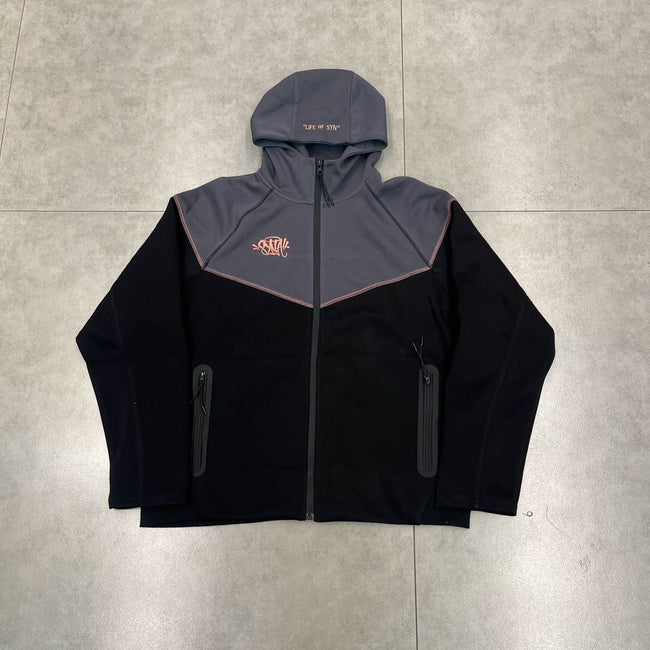 Syna World Tech Fleece Full-Zip Hoodie (Grey) Hover Image