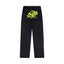 Syna World Graphic Fleece Sweatpants (Black / Neon Green)