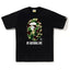 BAPE Style Camo Big Ape Head Short-Sleeve Tee - Black/Classic Green