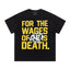 Syna World Vintage Oversized Statement Graphic Tee (Black / Yellow)