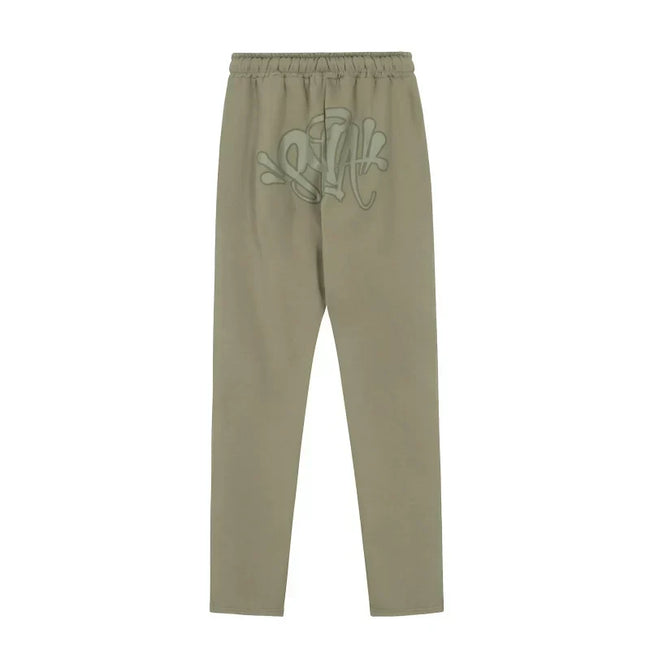 Syna World Back Logo Fleece Sweatpants (Sage Green) Hover Image