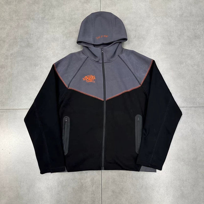 Syna World Tech Fleece Full-Zip Hoodie Grey Hover Image