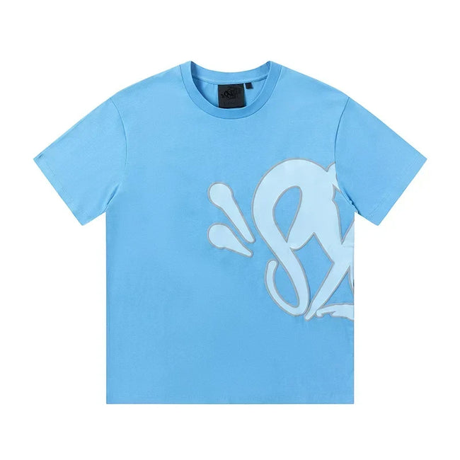 Syna World Graphic T-Shirt (Baby Blue / Light Blue) Hover Image