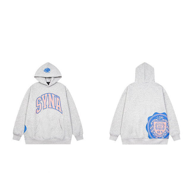 Syna world Grey Syna Arch Logo Hooded Sweatshirt Hover Image