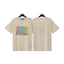PALM ANGELS MULTICOLOR BEARS GRAPHIC T‑SHIRT CREAM